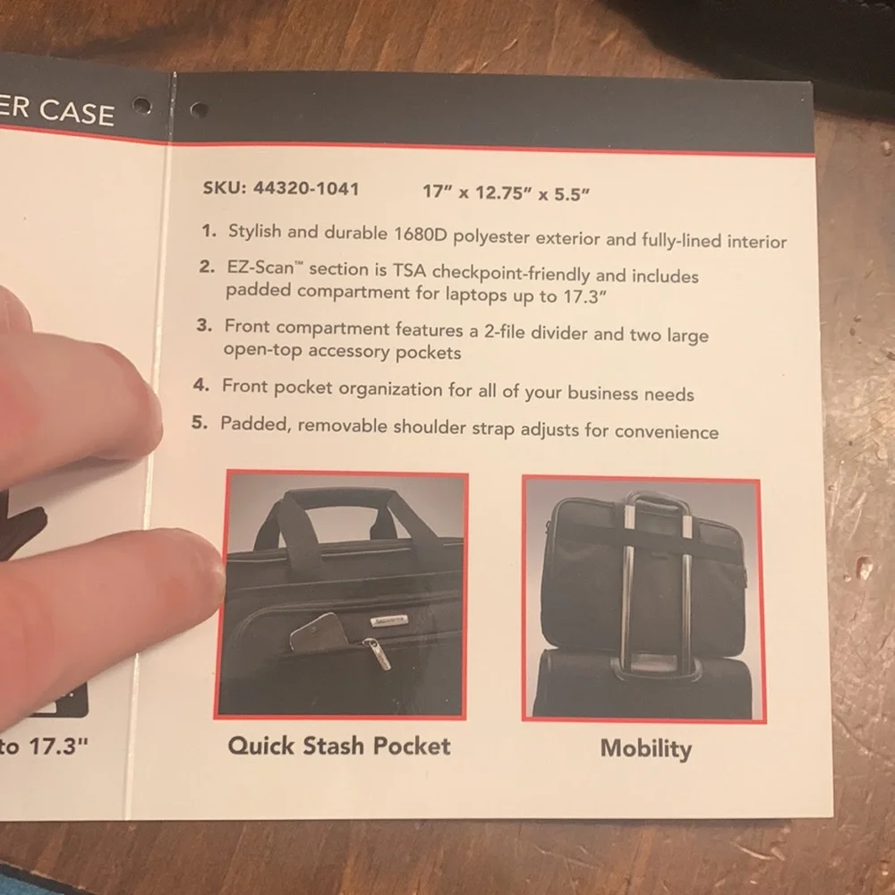 Samsonite Checkpoint-Friendly Computer Case - Picture 13 of 16